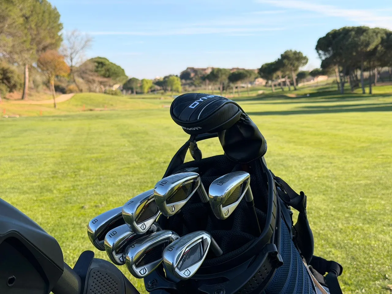 Vista aérea del campo de golf Cabanillas