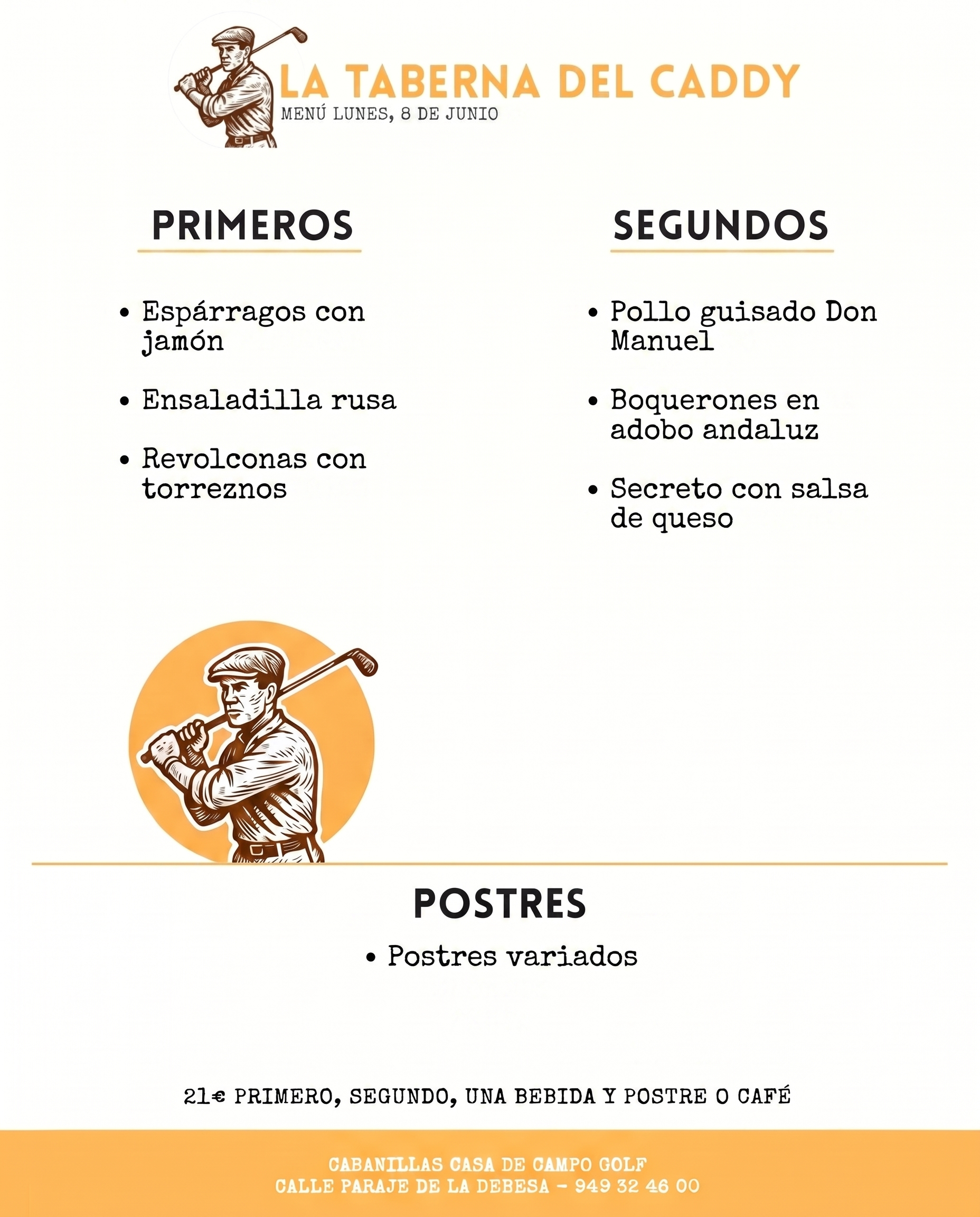 Menú del día — 2026-06-08